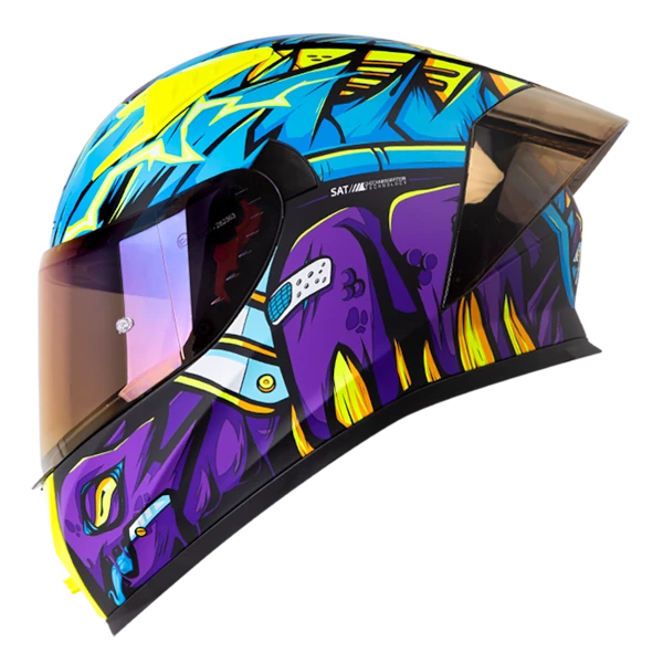CASCO INTEGRAL SHAFT 526 SP EVO ARMORED MORADO AZUL BV