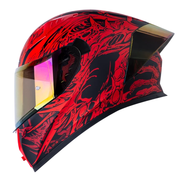 CASCO INTEGRAL SHAFT 526 SP EVO BONECRUSH ROJO NEGRO BV