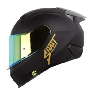 Casco Integral SHAFT 560 Evo Solid Negro Gold Dorado BV 1.0
