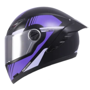 Casco Integral ICH 501 SP Hadex color morado brillante con visera transparente y diseño moderno