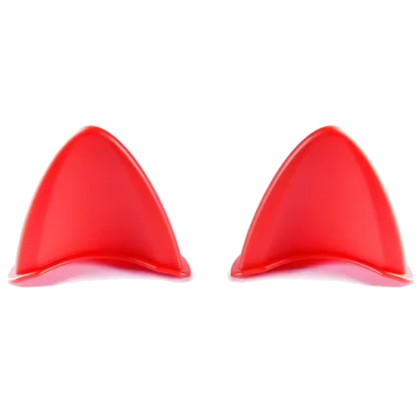 OREJAS ANIAMLES PARA CASCOS ROJO RS
