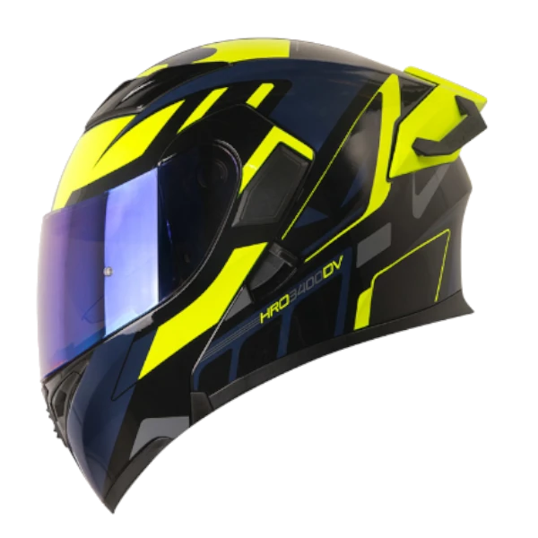 CASCO ABATIBLE HRO 3400 IOQUE NEGRO AMARILLO BV