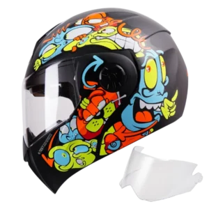 Casco  Abatible ICH 3110 Loco Toons+VISOR Adicional Gratis