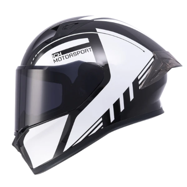 CASCO INTEGRAL ICH 503 DUKO BLANCO BV Casco integral de motocicleta color blanco modelo ICH 503 Duko marca BV