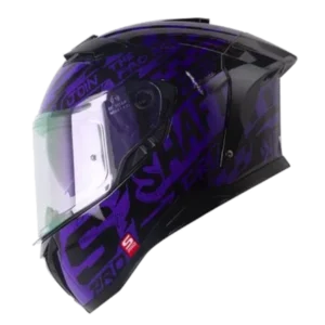 Casco Integral Shaft Pro 606 Racing negro morado BV 1.0
