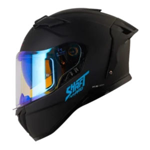Casco integral Shaft Pro 606 SP Solid color negro con azul