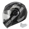 Casco Abatible ICH 3110 Folded Gris Brillo 2.0 BV para motociclistas