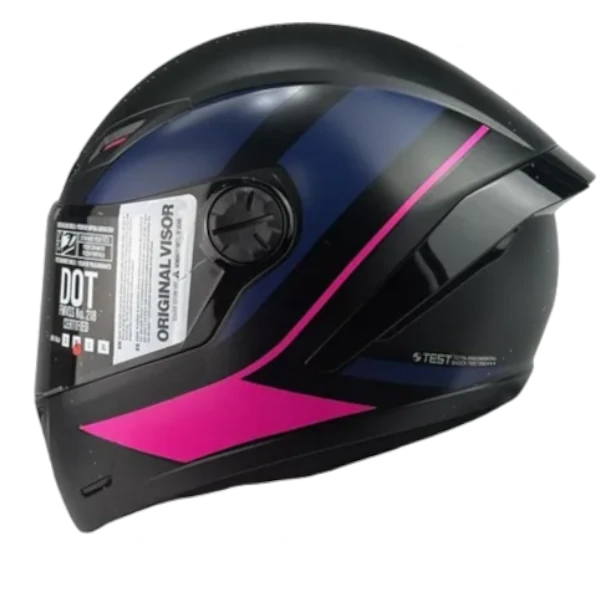 CASCO INTEGRAL ICH 501 DEUS FUCSIA BV Casco Integral ICH 501 SP Deus Fucsia talla M certificado DOT con visor antirrayas