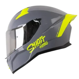 Casco integral Shaft 504 DV Solid color amarillo con gris