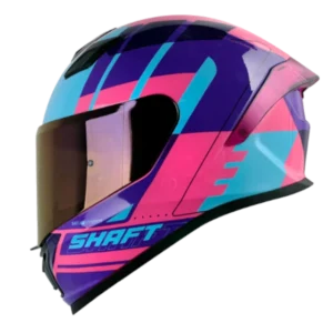 Casco Integral SHAFT 559 Ginale Brillo Talla M Fucsia