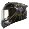 Casco integral Shaft Pro 610 EVO Eclipse en color negro con detalles dorados