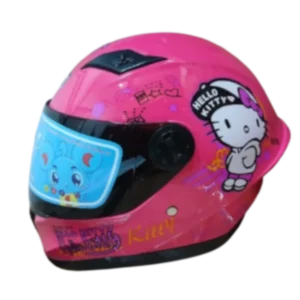 Casco Integral Krm Kids Hello Kitty