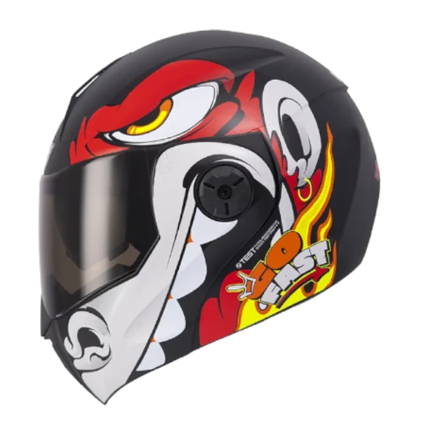 Casco Abatible ICH 3110 Monking ROJO +VISOR Adicional Gratis BV 3.0 Casco abatible ICH 3110 modelo Monking color rojo con visor adicional, versión BV 3.0 para motocicleta