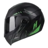 Casco abatible ICH 3110 Quortez color verde mate BV