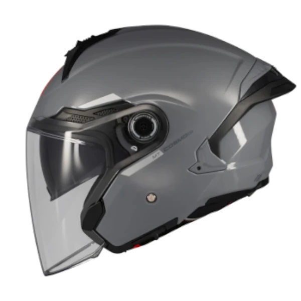 CASCO ABIERTO MT COSMO SV SOLID A2 GREY GLOSS BV Casco Abierto MT Cosmo SV Solid A2 Grey Gloss BV para motociclistas