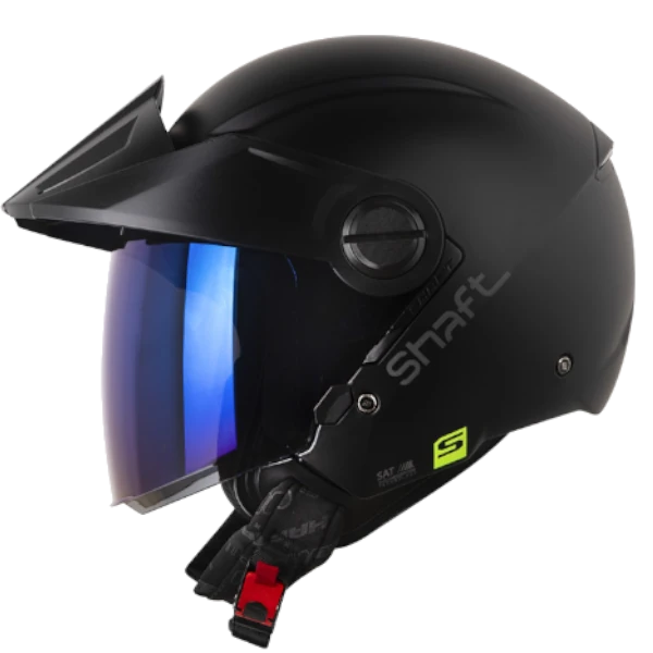 CASCO ABIERTO SHAFT 212 SOLID NEGRO GRIS BV Casco Abierto SHAFT 212 Solid para motociclistas