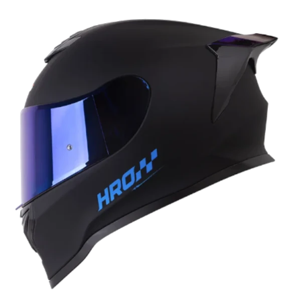 CASCO INTEGRAL HRO 506 SP SOLID NEGRO AZUL BV Casco integral HRO 506 SP Solid con visor antirrayas y envío gratis a toda Colombia