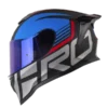 Casco integral HRO 506 SP Wise Negro Azul BV con visor antirrayas, interior lavable y certificación DOT.