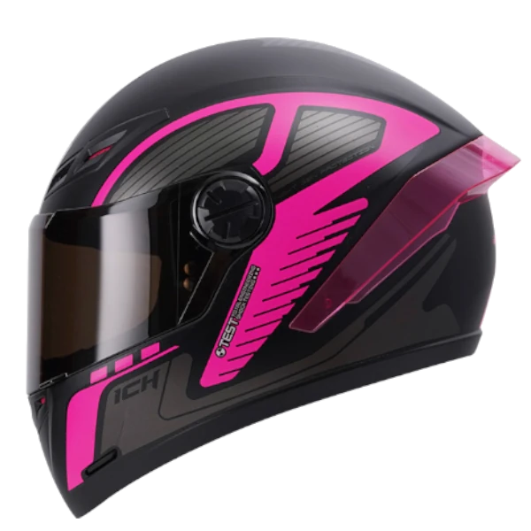 Casco integral ICH 501 SP Extractor para motociclistas, diseño moderno y seguro.
