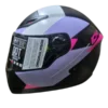 Casco integral ICH 501 June color fucsia mate BV para motociclistas.