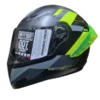 Casco integral ICH 501 Ruubir en color amarillo BV para motociclistas.