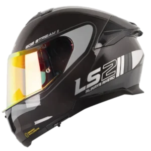 Casco integral LS2 FF808 Stream 2 Hitech negro 1.0 BV
