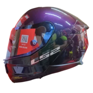 Casco integral LS2 808 Stream 2 Solid color Camaleón BV 1.0 en vista frontal