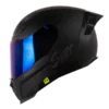 Casco integral Shaft 562R Solid en color negro con detalles grises