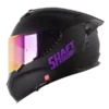CASCO INTEGRAL SHAFT PRO 610 DV EVO SOLID NEGRO MORADO 1.0 BV Casco integral Shaft Pro 610 DV Evo Solid en color negro