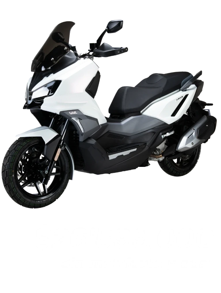 La SYM ADXTG 300 es una moto automática avanzada