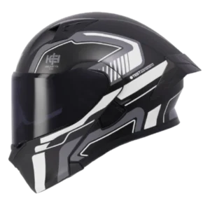 Casco abatible ICH 3120 Trade Blanco 1.0 BV con visor transparente y diseño modular