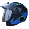CASCO ABIERTO ICH 102 PUSH AZUL MATE BV Casco Abierto ICH 102 Push