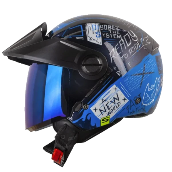 Casco abierto SHAFT 212 Bondo para motocicleta, cómodo y ligero