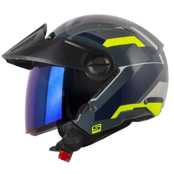 Casco abierto SHAFT 212 Zountex para motocicleta, diseño urbano y cómodo