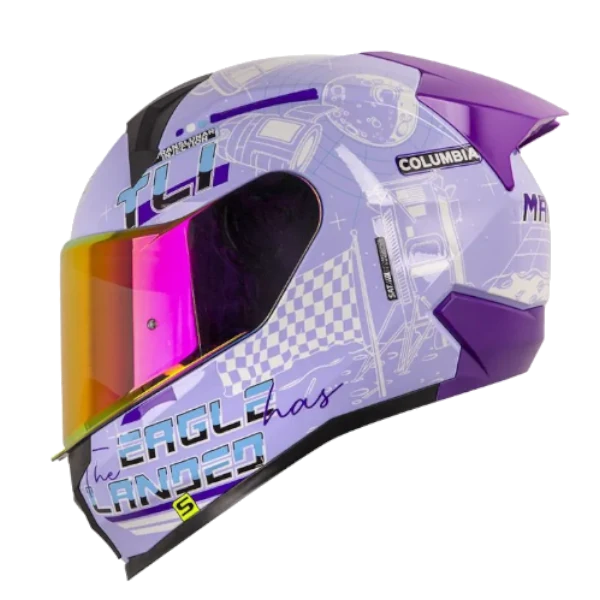 Casco integral Shaft 560 EVO Makind morado