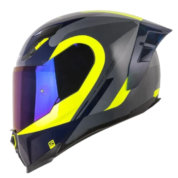 CASCO INTEGRAL SHAFT 562R SUUROKA AMARILLO 1.0 BV Casco integral Shaft 562R Suuroka amarillo 1.0 BV para motociclista