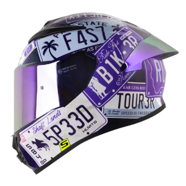 CASCO INTEGRAL SHAFT 584 SP STATE MORADO AZUL 1.0 BV Casco Integral SHAFT 584 SP State