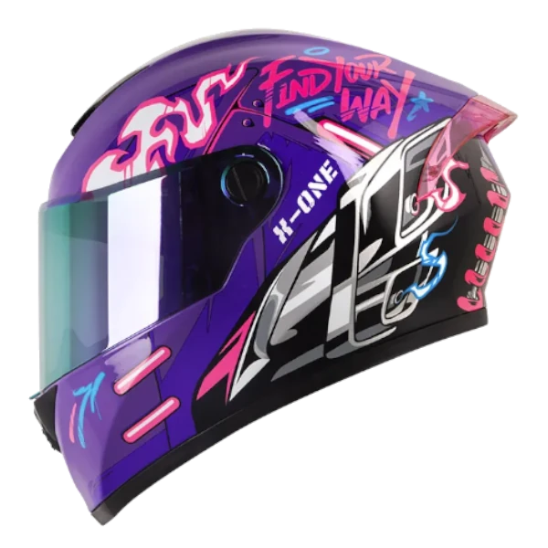 CASCO INTEGRAL X ONE X 500 GT EVO GPT MORADO FUCSIA 1.0 BV Casco Integral X-One 500 GT EVO Gpt