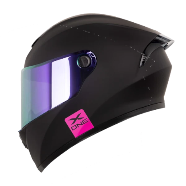 Casco Integral X One X 500 GT EVO Solid Negro Fucsia BV