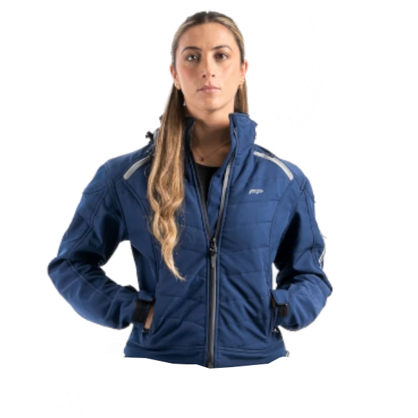 CHAQUETA Chaqueta Naxos Mujer Azul Navy RS 1.0 Chaqueta Naxos Fireparts resistente para moto
