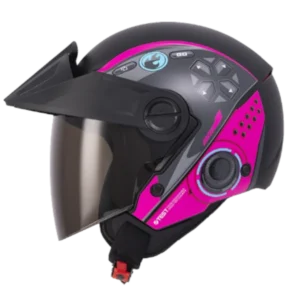 Casco abierto ICH 102 Push color fucsia BV 1.0