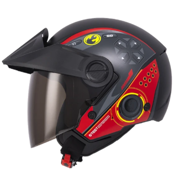 Casco abierto ICH 102 Push color rojo BV 1.0