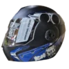 Casco abatible ICH 3110 JMD color negro azul BV 1.0