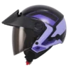 Casco moto abierto ICH 102 Silvermax morado