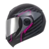 Casco abierto ICH 3110 Buzz color fucsia BV 1.0 para motociclista