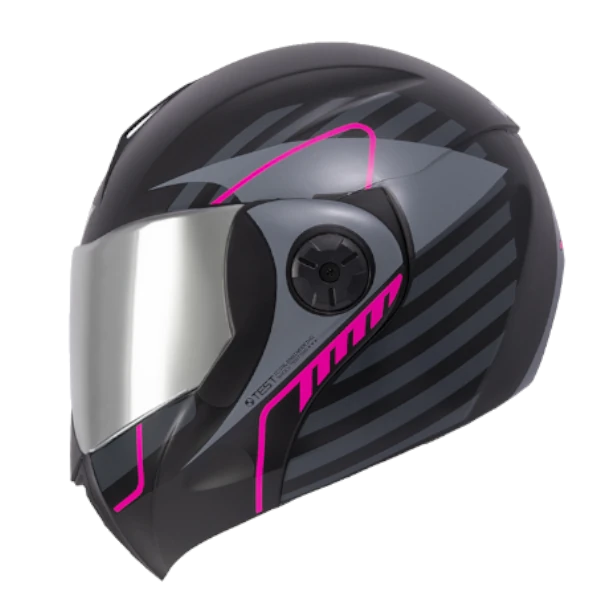 Casco abierto ICH 3110 Buzz color fucsia BV 1.0 para motociclista