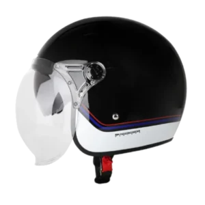 Casco abierto Shaft 121 Stripes blanco BV 1.0.