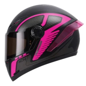 Casco integral Yokoy Exxtractor color fucsia mate BV 1.0