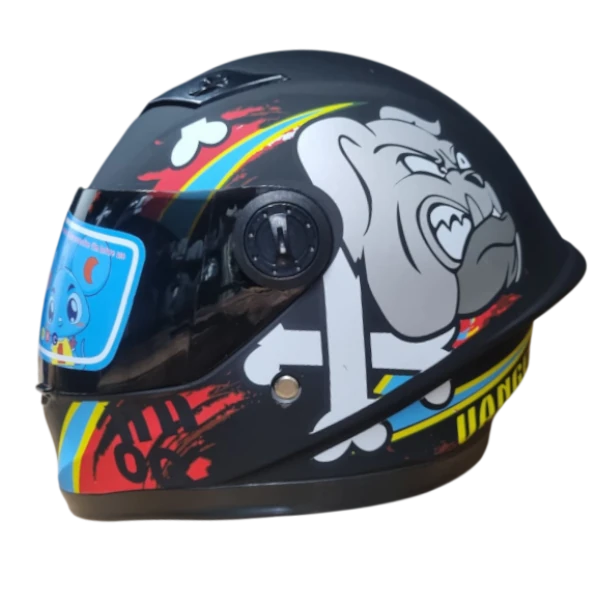 CASCO INTEGRAL KRM DOG NEGRO MATE BV 1.0 Casco integral para motocicleta KRM DOG color negro mate modelo BV 1.0