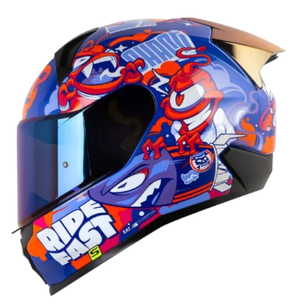 CASCO INTEGRAL SHAFT 560 EVO UNIVERSE AZUL NJ 1.0 BV Casco integral Shaft 560 EVO Universe color azul modelo NJ 1.0 BV